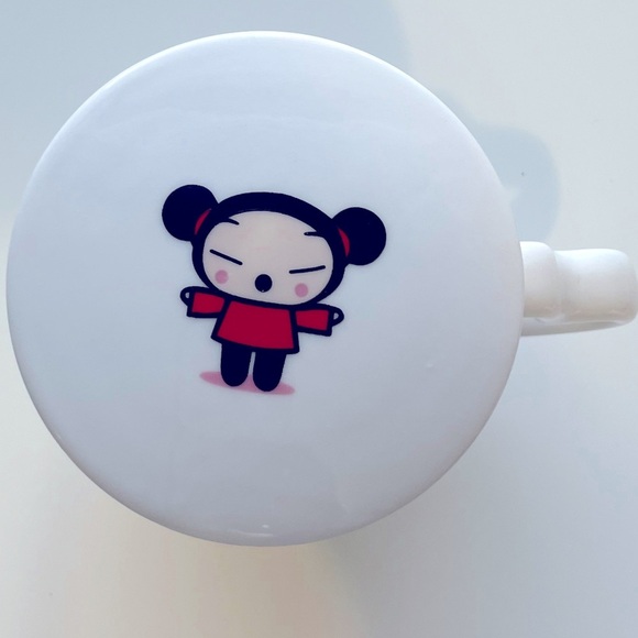 PUCCA Coffee Tea Ceramic Mug Cup with Lid and heart shape handle - NWOT - Picture 7 of 11